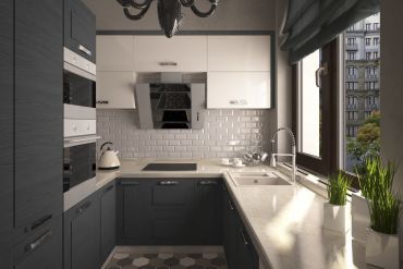 Школа дизайна: 10 вариантов небольших кухонь.